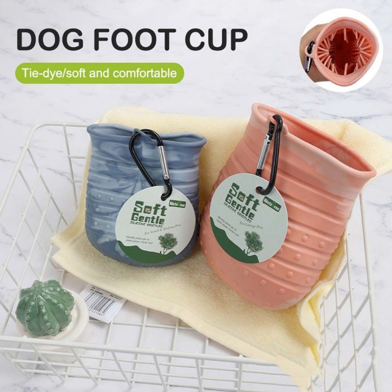 2-in-1 Pfotenreiniger für Hunde