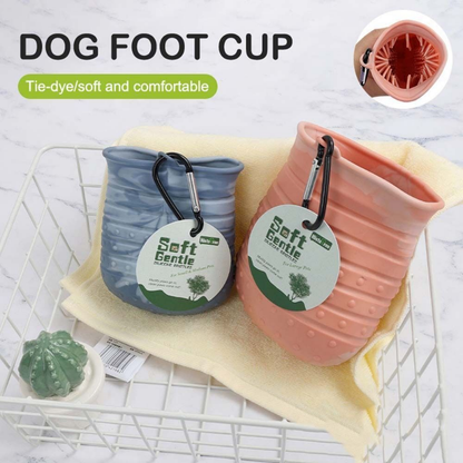 2-in-1 Pfotenreiniger für Hunde